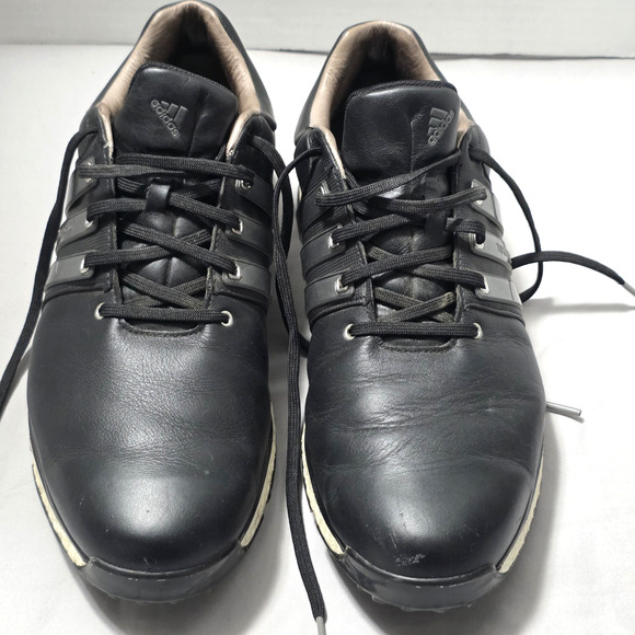 Adidas Tour360 XT-SL Spikeless Golf Shoes Men\'s Size 10.5 Black Silver BB7916 main image 9